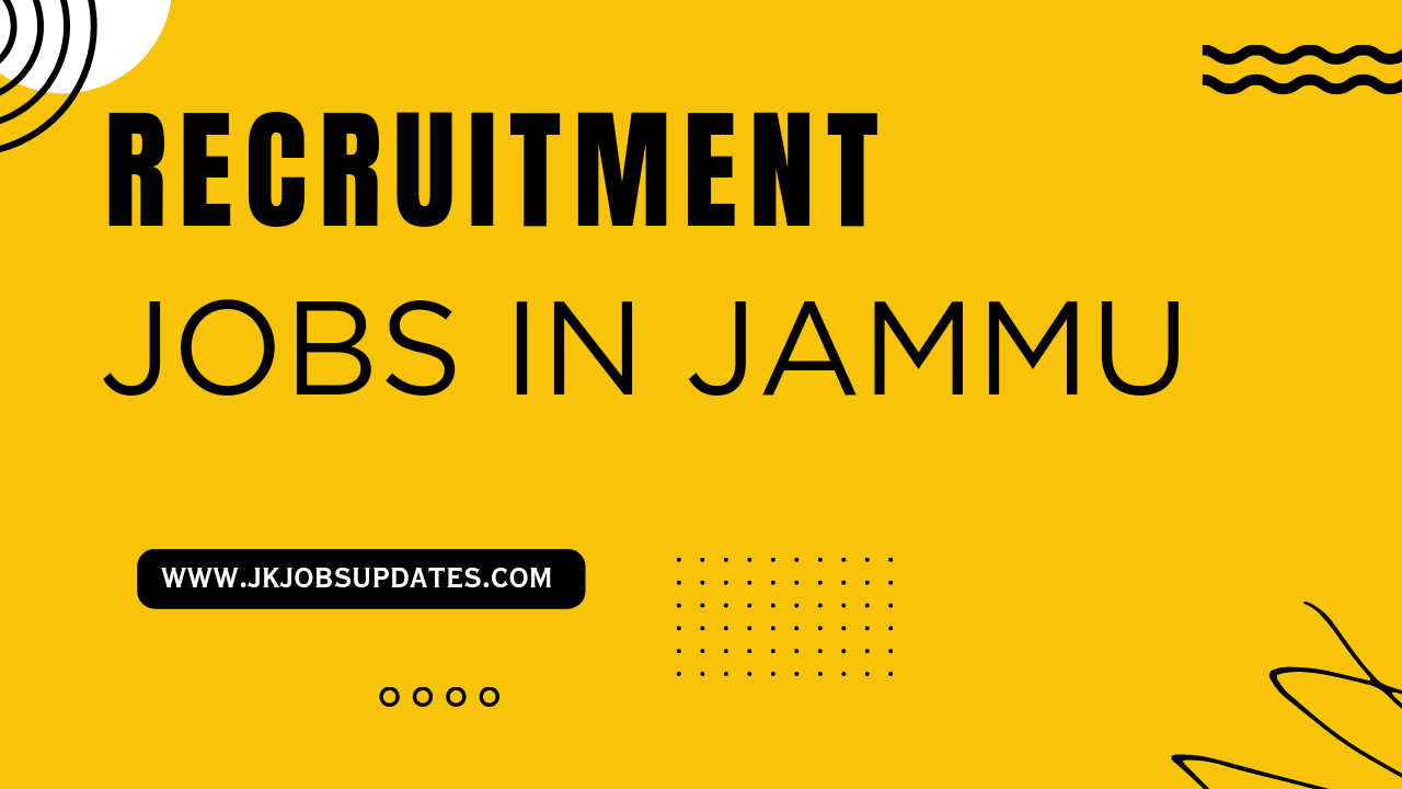 Various Vacancies out for jammu