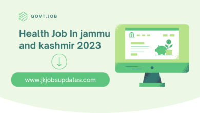 Photo of JAMMU AND KASHMIR NATIONAL HEALTH MISSION RECRUITMENT 2023