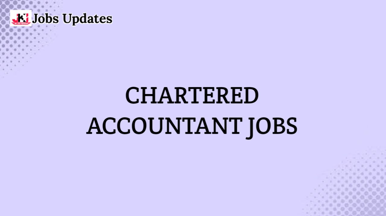 chartered accountants jobs